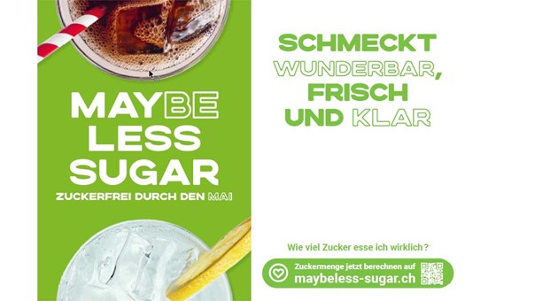 Kampagne "MAY be Less Sugar"